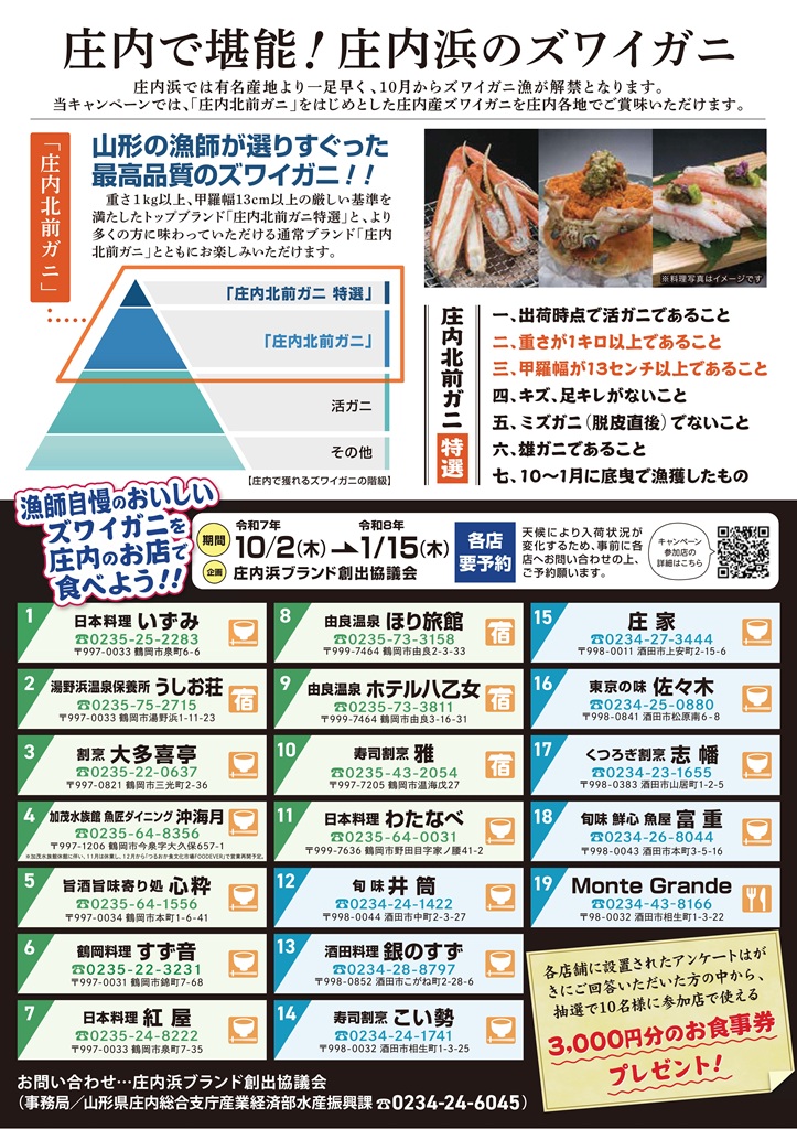 庄内北前ガニキャンペーン2025-02